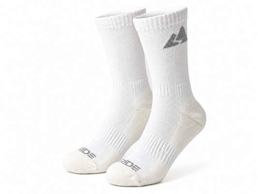 Off-White Merino Wool Hiking Socks