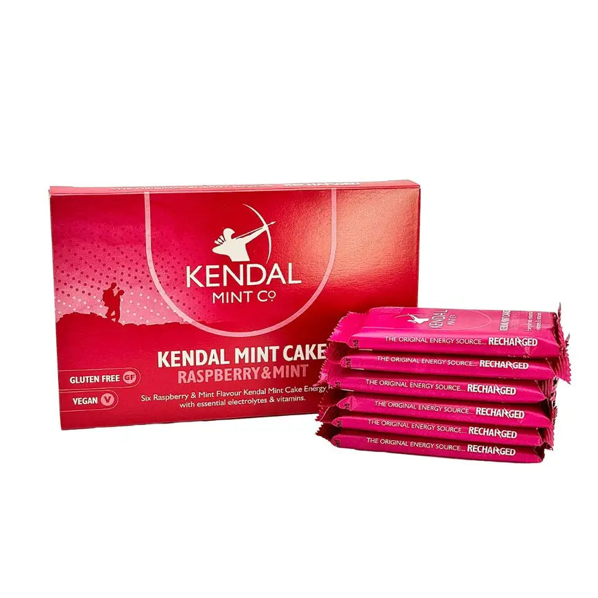 KMC NRG BAR Kendal Mint Cake Pocket Energy Bar - Raspberry & Mint