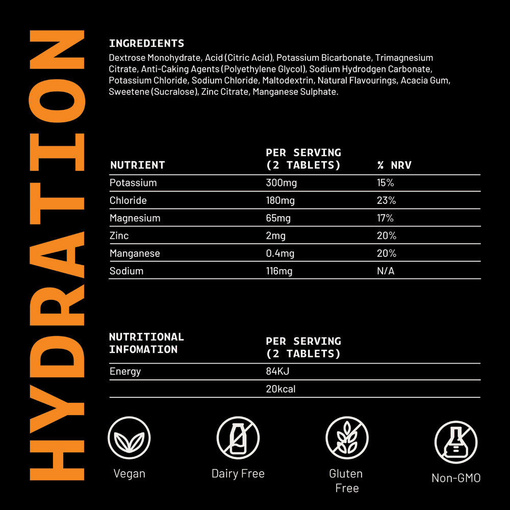 Electrolyte Hydration Tablets – Multi-Flavour Triple Pack