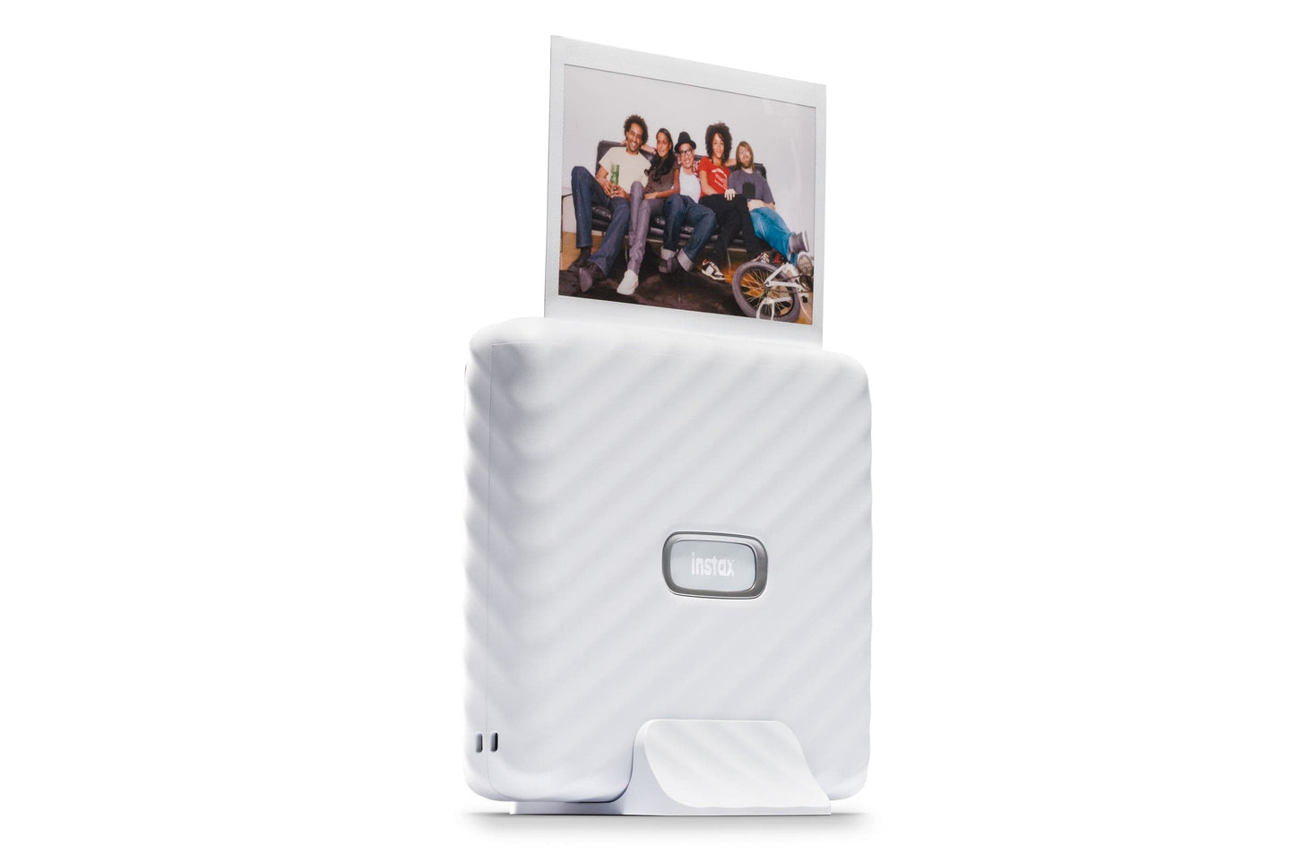 Fujifilm Instax PAL Digital Camera with Link Wide Printer Bundle - Ash White