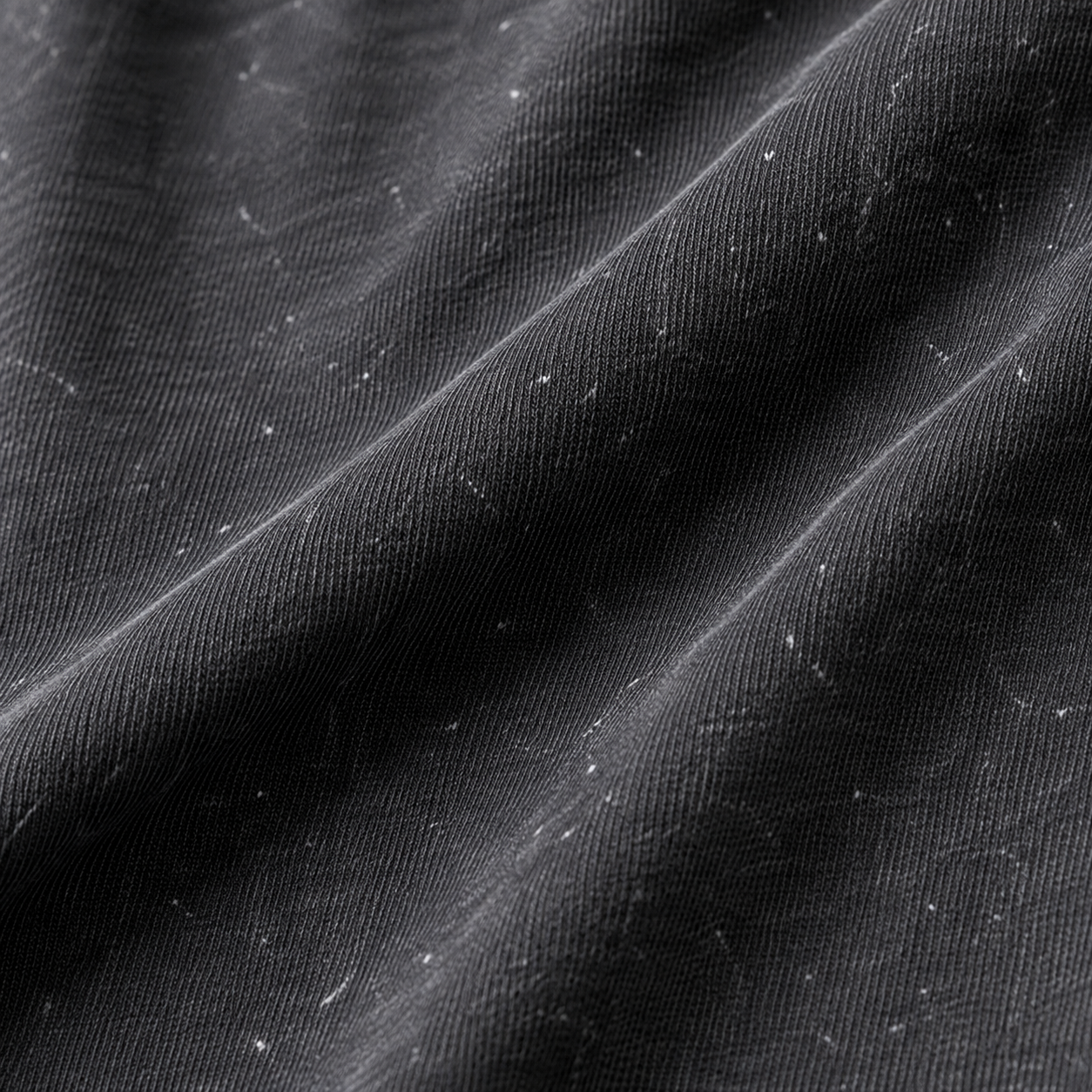 Stride – T-Shirt mit überschnittener Schulter in verwaschenem Grau
