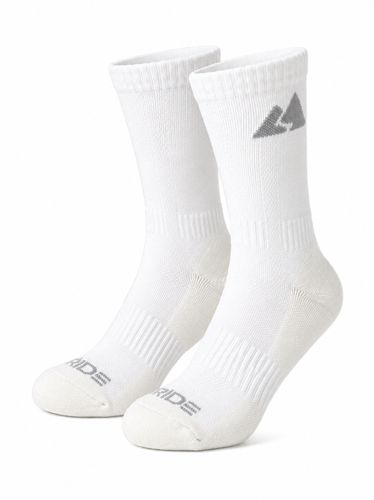 Off-White Merino Wool Hiking Socks