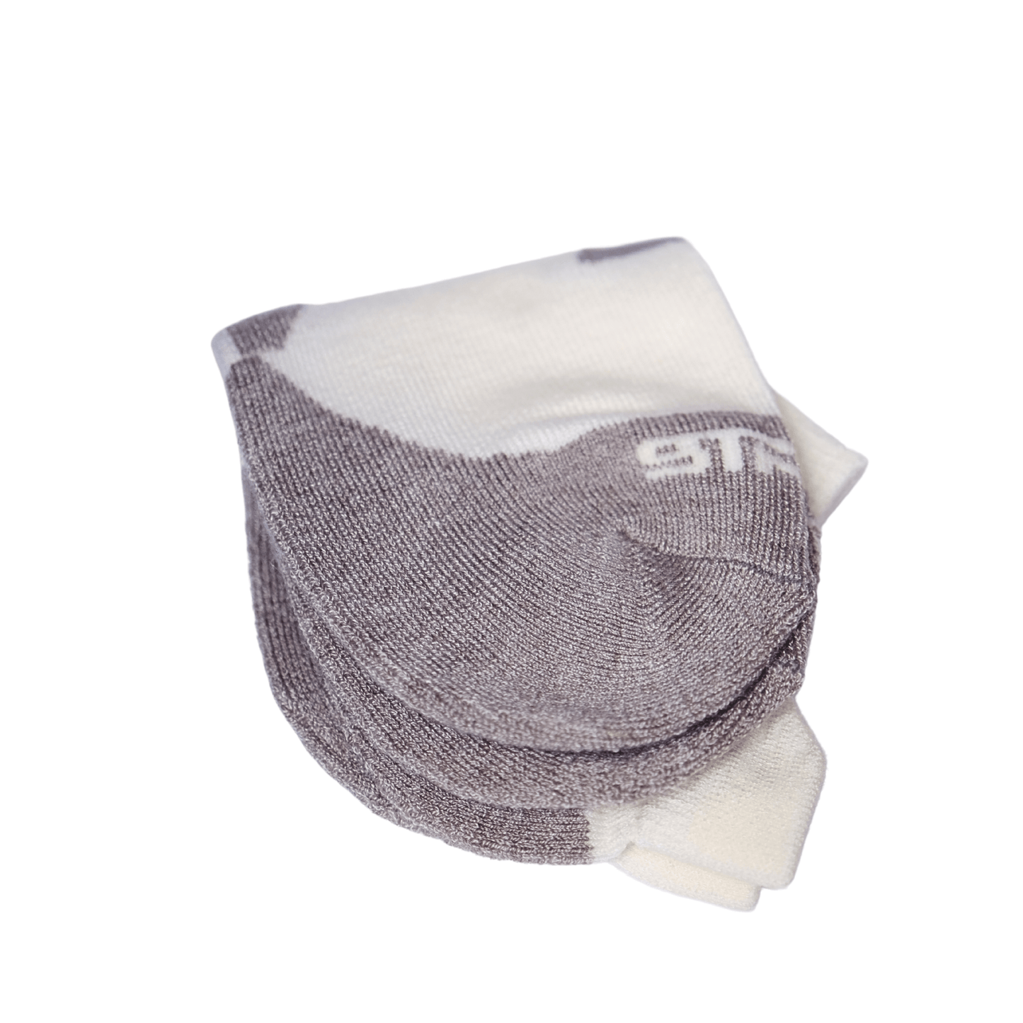 Breathable ankle-fit performance socks close-up