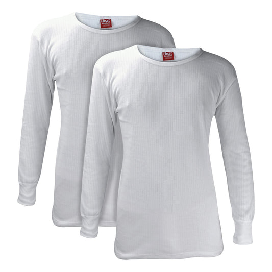 2 Pack Mens Long Sleeve Thermal Top for Winter