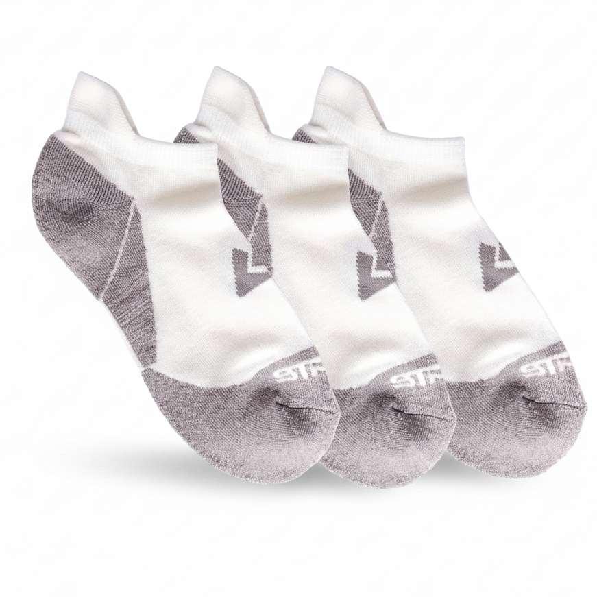 Unisex thermal ankle socks for running and cycling