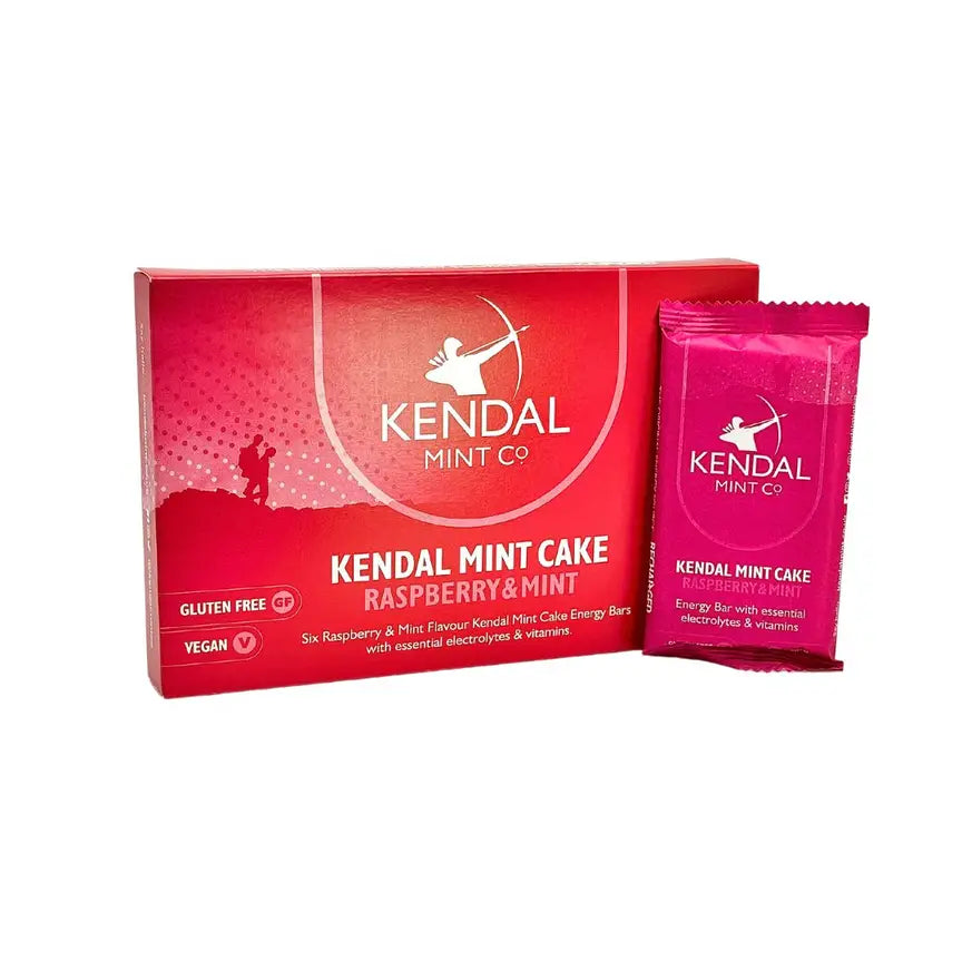 KMC NRG BAR Kendal Mint Cake Pocket Energy Bar - Raspberry & Mint