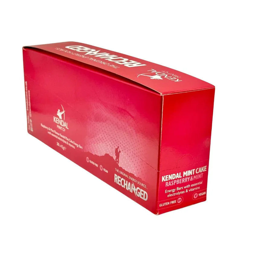 KMC NRG BAR Kendal Mint Cake Pocket Energy Bar - Raspberry & Mint