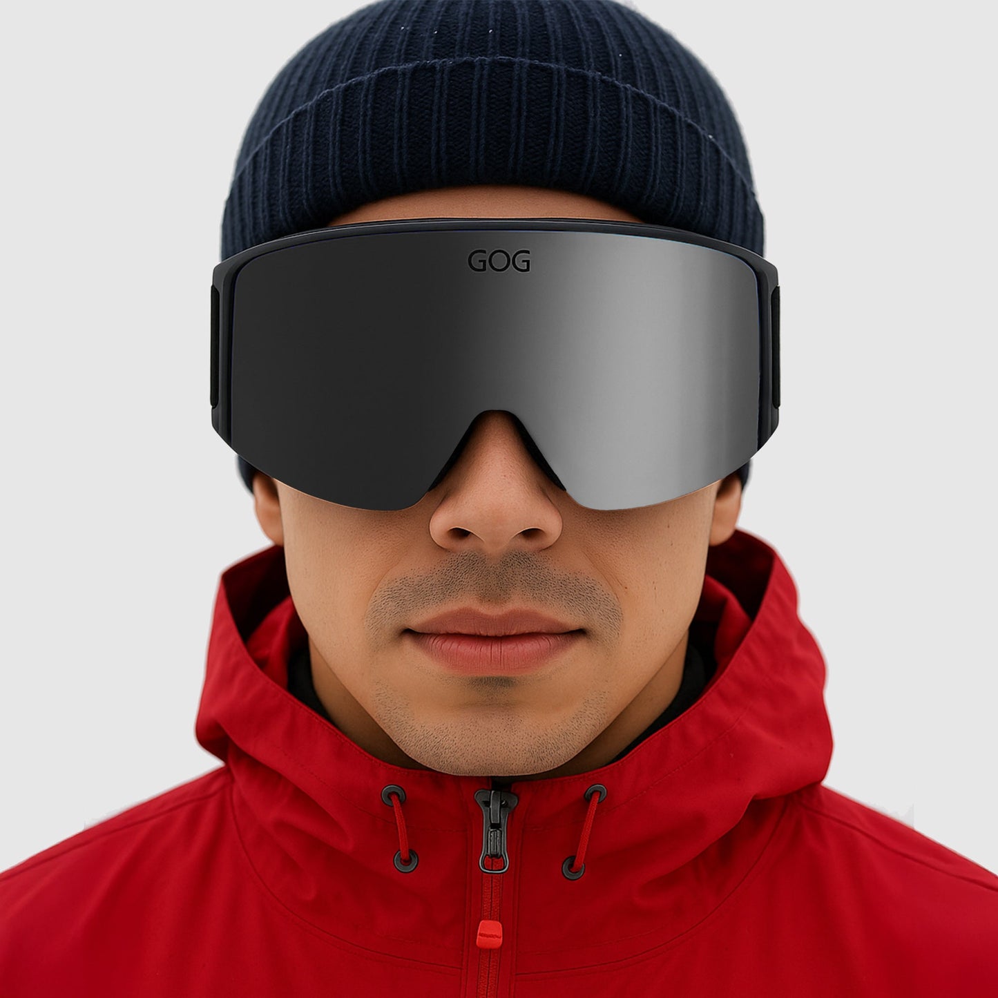 Unisex Stratus UV400 Ski Snowboard Goggles with Anti-Fog Mirror Double Lens